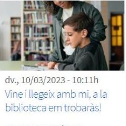 Volutariado en Bachillerato