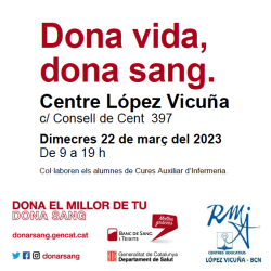 Vine a donar sang 2023