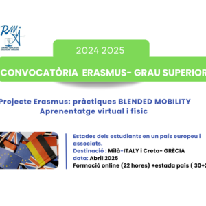 2024-2025 Convocatòria Erasmus HE GS