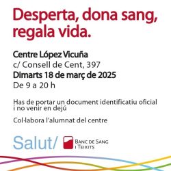 Vine a donar sang 2025
