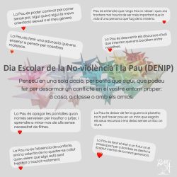 Día Escolar de la No-violencia y la Paz 2026