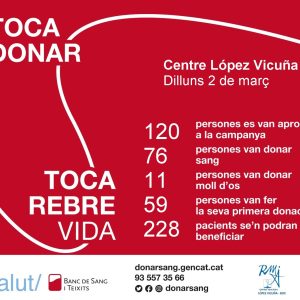 Vine a donar sang 2026